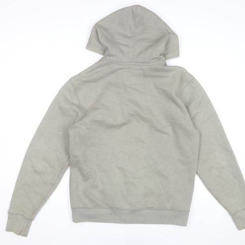 Jack Wills Men's Grey Full Zip Hoodie Size S Regular Fit