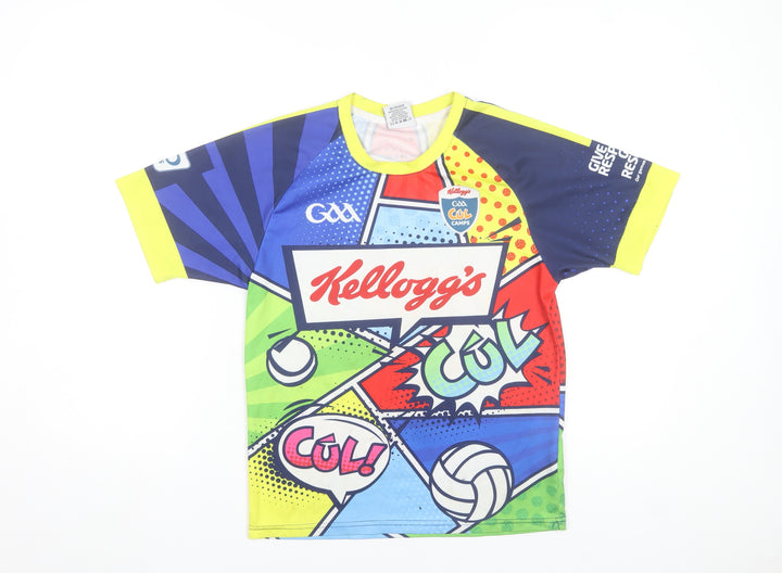 Masita Boys Multicoloured Graphic Football T-Shirt 4 Years Sports Jersey