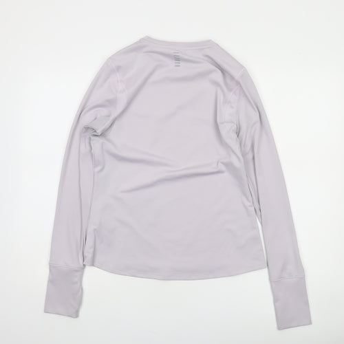 Under Armour Womens Grey Long Sleeve ColdGear Running Top Size M