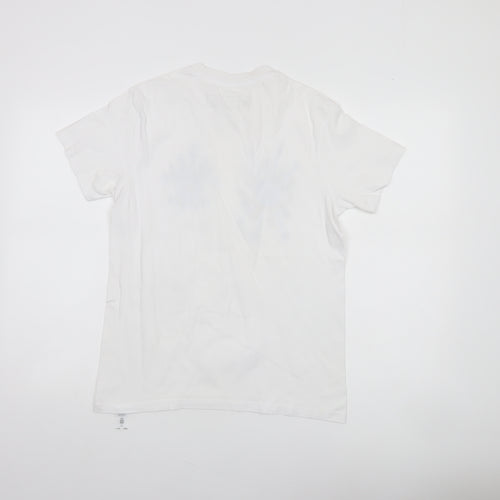 Lemonpeel London Women's White XS Graphic Eye Organic Cotton T-Shirt