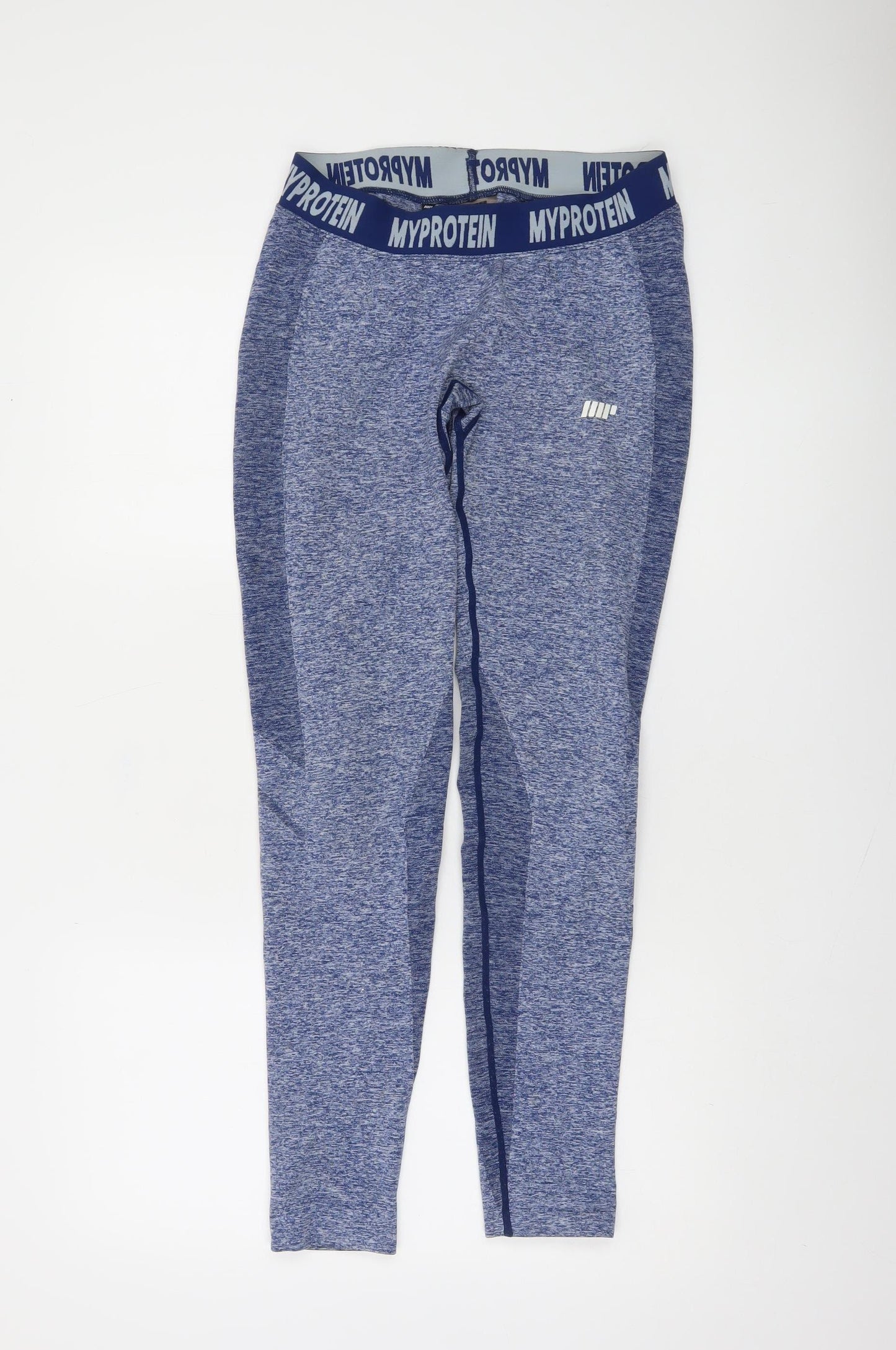 MyProtein Womens Blue Seamless Gym Leggings Size M