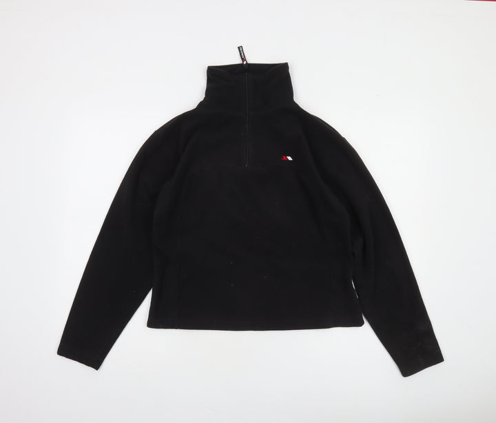 Trespass Womens Black Fleece Pullover Sweatshirt Size 10