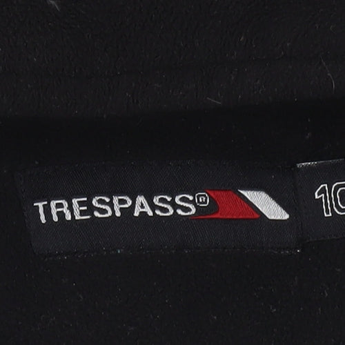 Trespass Womens Black Fleece Pullover Sweatshirt Size 10