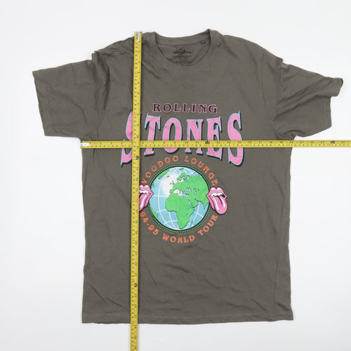 The Rolling Stones Men's Grey Graphic Tour T-Shirt - Size M