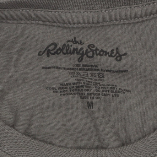 The Rolling Stones Men's Grey Graphic Tour T-Shirt - Size M