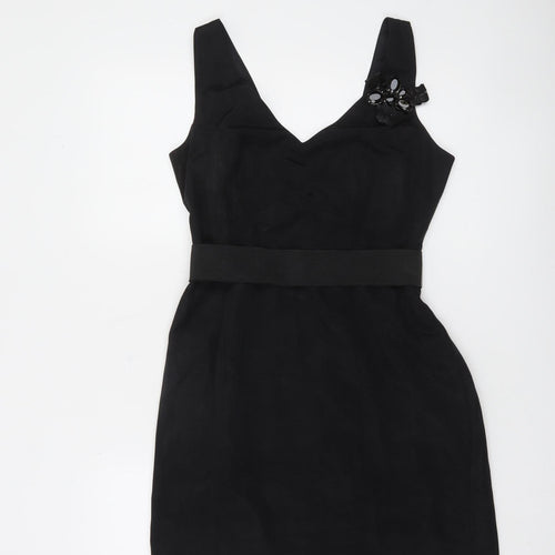 River Island Women’s Black Size 10 Sheath Party Dress