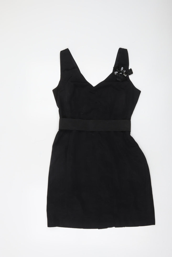 River Island Women’s Black Size 10 Sheath Party Dress