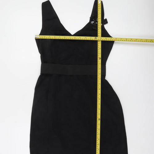 River Island Women’s Black Size 10 Sheath Party Dress