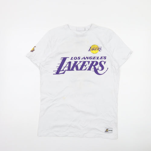 NBA Boys White Los Angeles Lakers LeBron James 13-14 Years T-Shirt