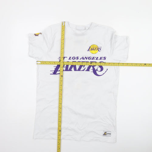 NBA Boys White Los Angeles Lakers LeBron James 13-14 Years T-Shirt