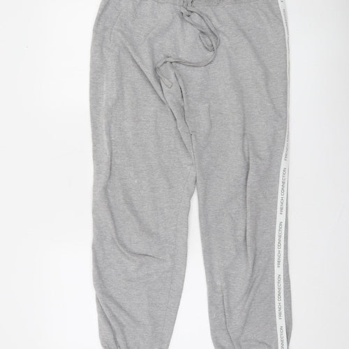 French Connection Womens Grey Jogger Trousers Size M Elastic Waist