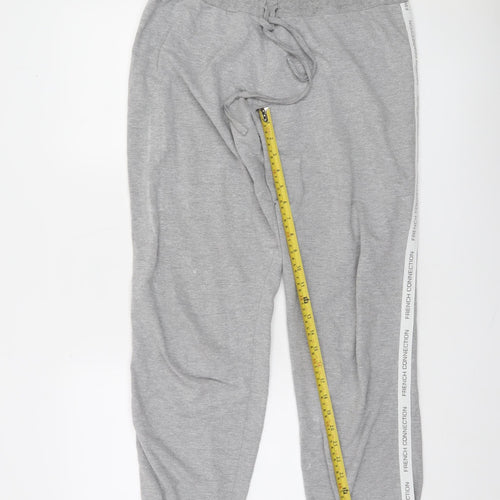 French Connection Womens Grey Jogger Trousers Size M Elastic Waist