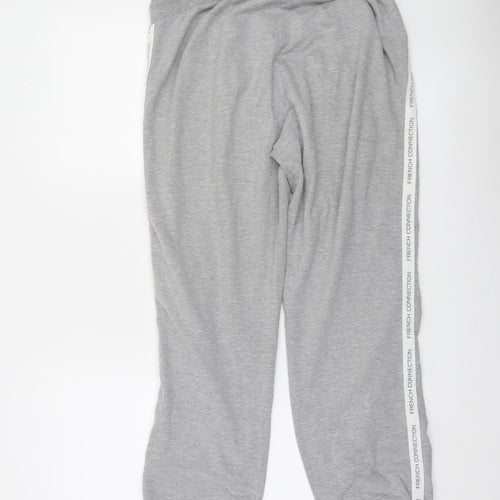 French Connection Womens Grey Jogger Trousers Size M Elastic Waist