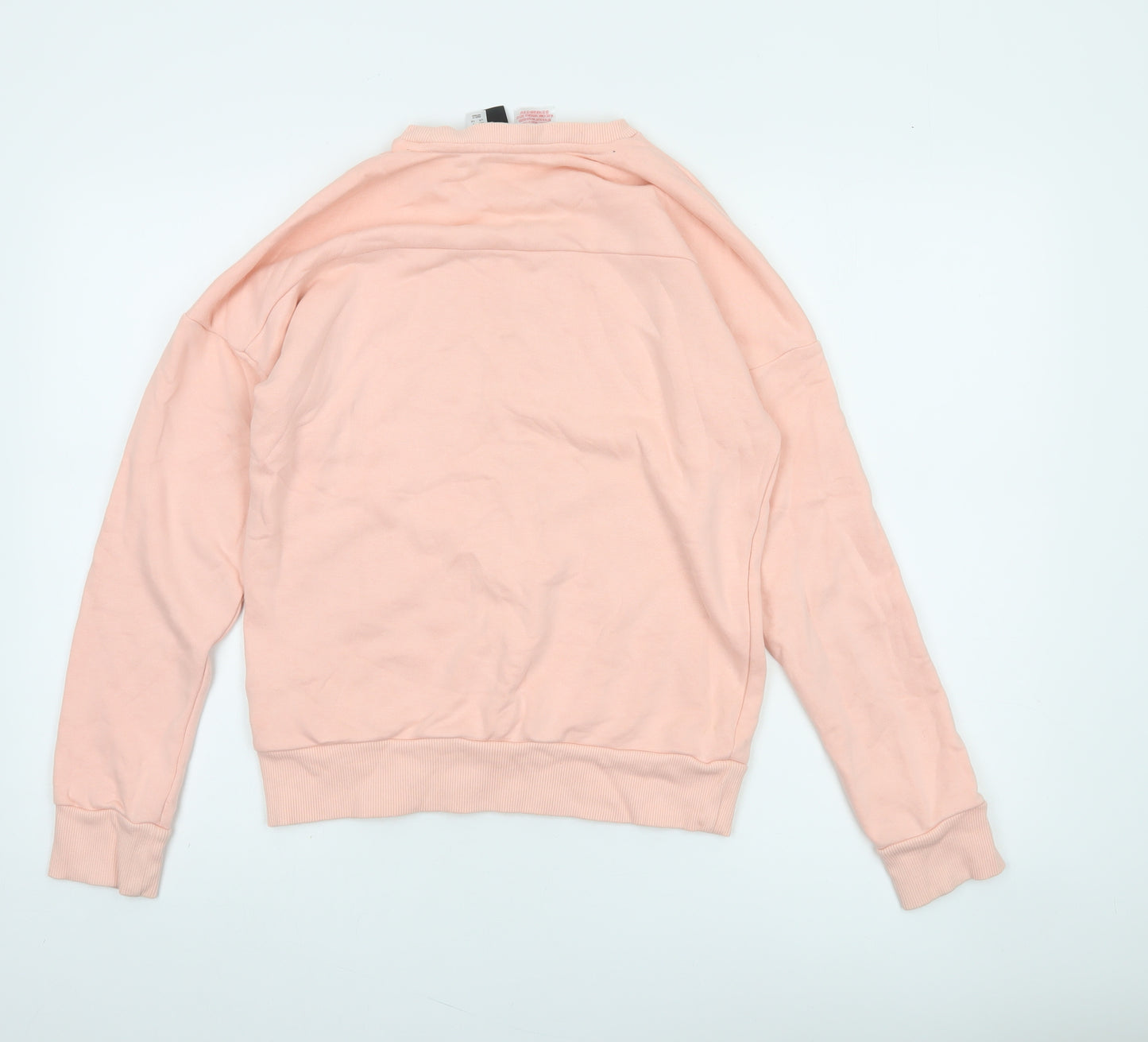 Adidas Teens Pink Crew Neck Pullover Sweatshirt Size 13-14Y