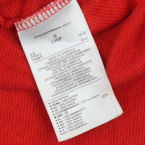 Gap Women Red Long Sleeve Pullover Sweatshirt Size S