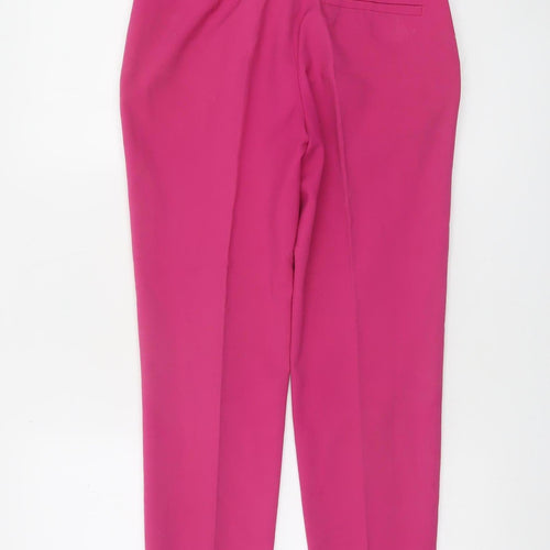 Zara Basic Women's Pink Tapered Slim Fit Trousers XS