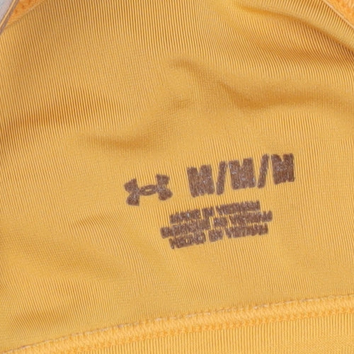 Under Armour Women’s Yellow Medium Sports Bra Lightweight Racerback