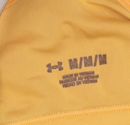 Under Armour Women’s Yellow Medium Sports Bra Lightweight Racerback