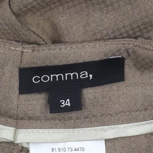 Comma Women’s Beige Dress Pants Size 6 Straight Leg Work Trousers