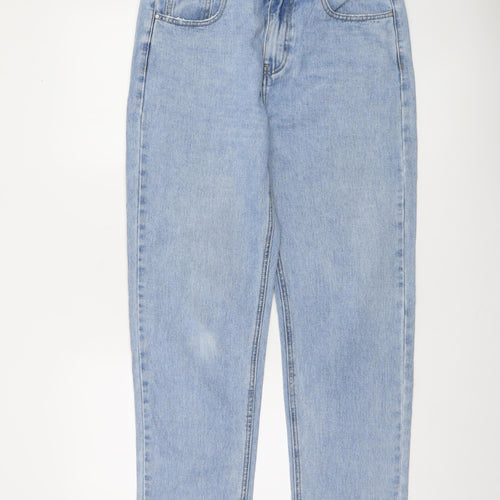 Redial Women's Blue Light Wash Straight Denim Jeans Size 14