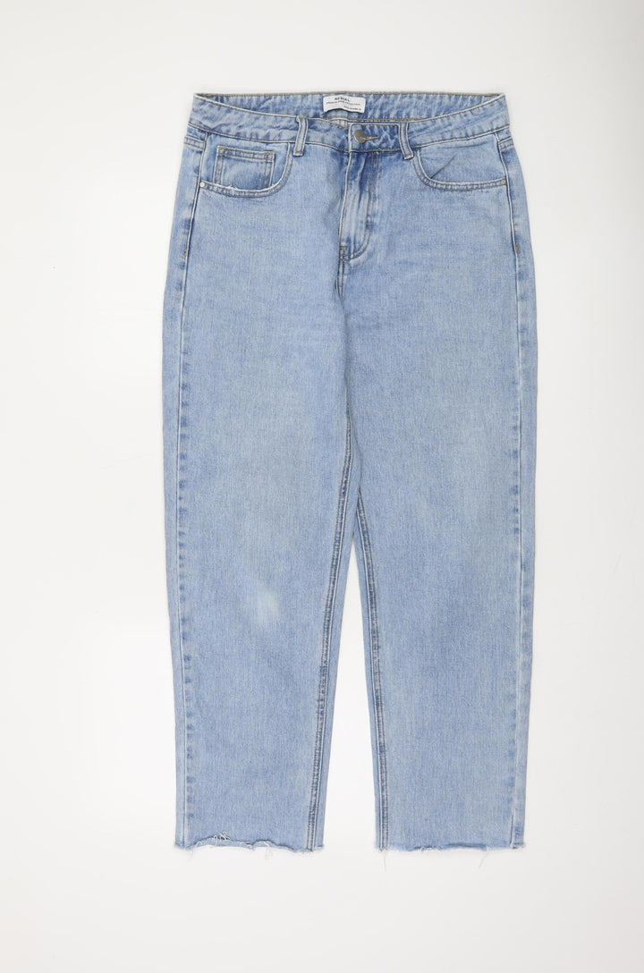 Redial Women's Blue Light Wash Straight Denim Jeans Size 14