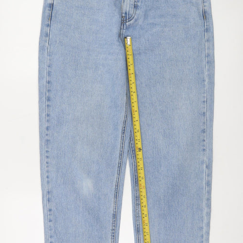 Redial Women's Blue Light Wash Straight Denim Jeans Size 14