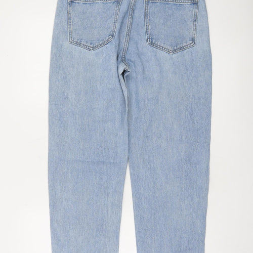 Redial Women's Blue Light Wash Straight Denim Jeans Size 14