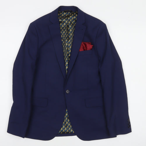 Next Boys Blue 12 Years Regular Fit Single-Breasted Blazer Jacket Formal