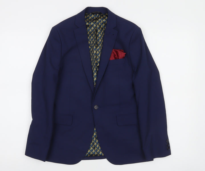 Next Boys Blue 12 Years Regular Fit Single-Breasted Blazer Jacket Formal