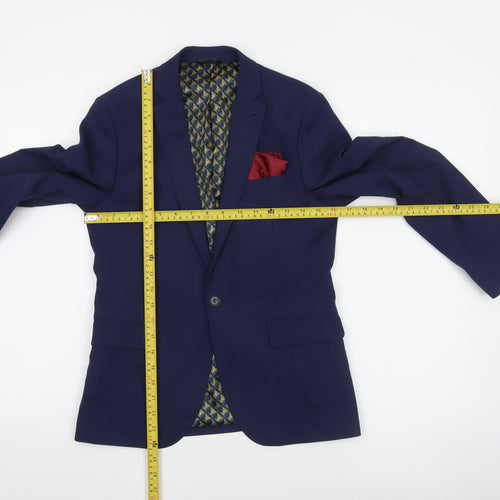 Next Boys Blue 12 Years Regular Fit Single-Breasted Blazer Jacket Formal