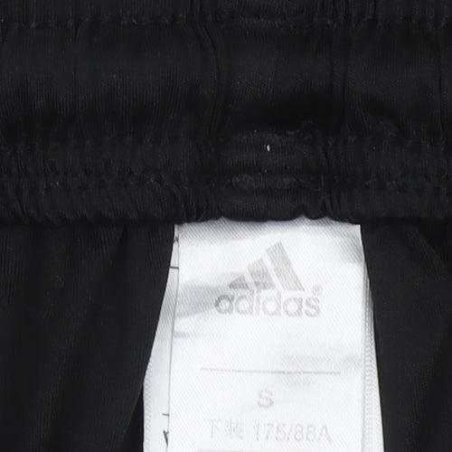 Adidas Boys Black Gold Athletic Shorts S FC Bayern Munich Football