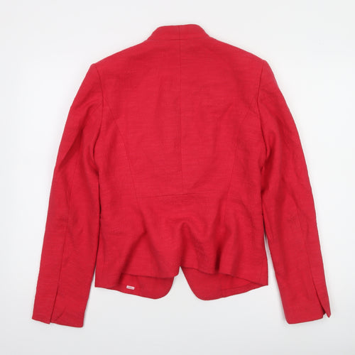 LOFT Women's Red Single-Breasted One-Button Blazer Size 2