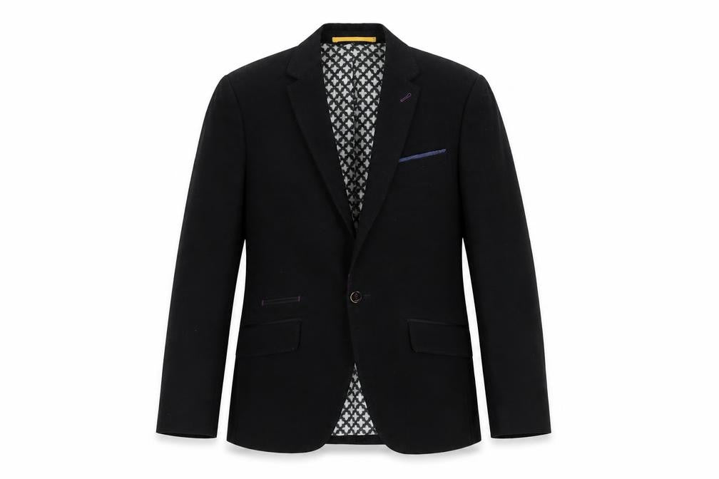 Ted Baker Men's Black Slim Fit Blazer Jacket Size M Classic Two-Button
