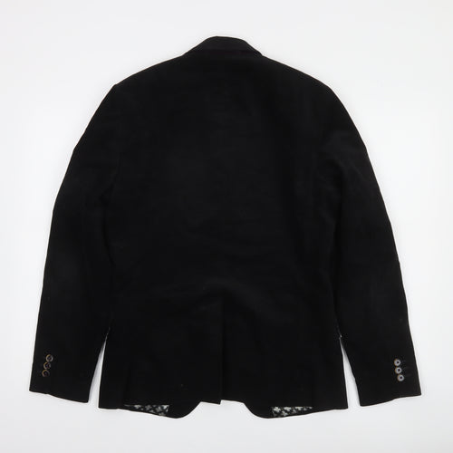 Ted Baker Men's Black Slim Fit Blazer Jacket Size M Classic Two-Button