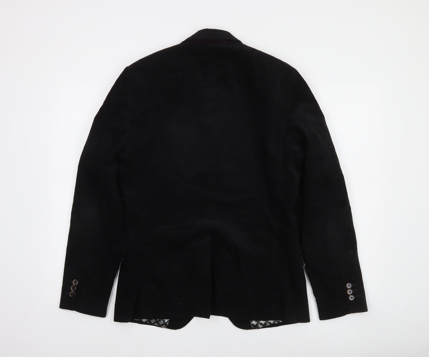 Ted Baker Men's Black Slim Fit Blazer Jacket Size M Classic Two-Button