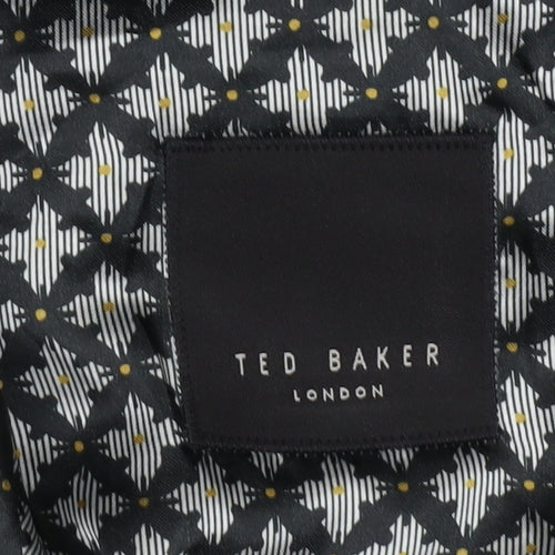 Ted Baker Men's Black Slim Fit Blazer Jacket Size M Classic Two-Button