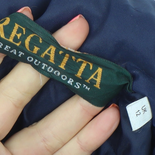 Regatta Womens Red Waterproof Parka Jacket Size 12 Lined Outdoor Coat