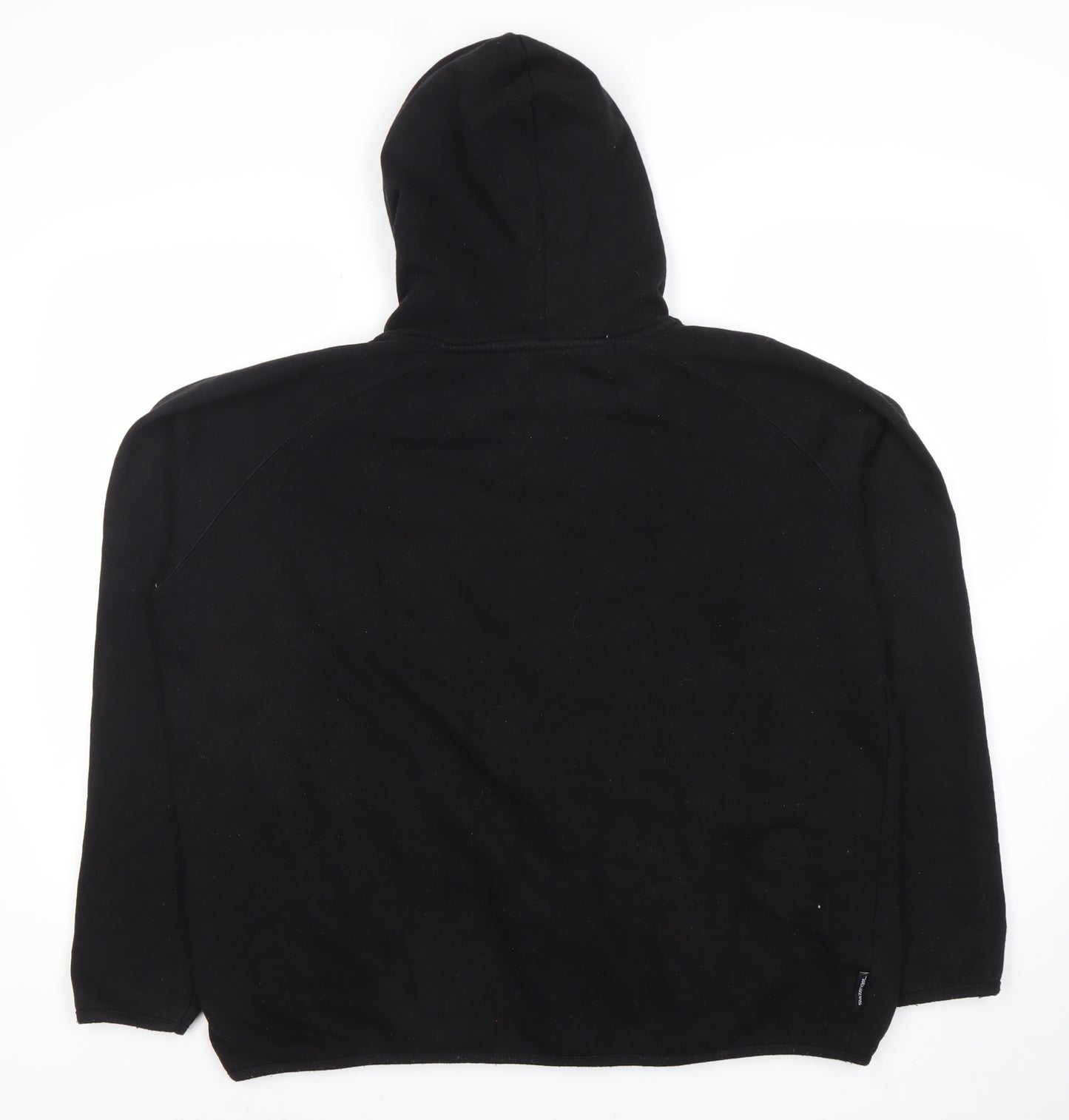 Slazenger Men's Black L Full Zip Hoodie with Logo & Pockets