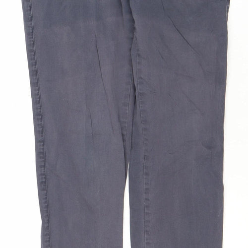 Remus Uomo Men's Blue Slim Fit Chino Trousers 32L