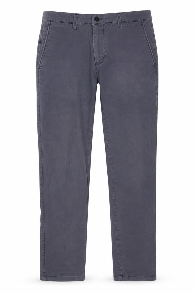 Remus Uomo Men's Blue Slim Fit Chino Trousers 32L