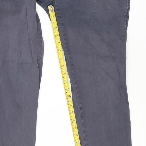 Remus Uomo Men's Blue Slim Fit Chino Trousers 32L
