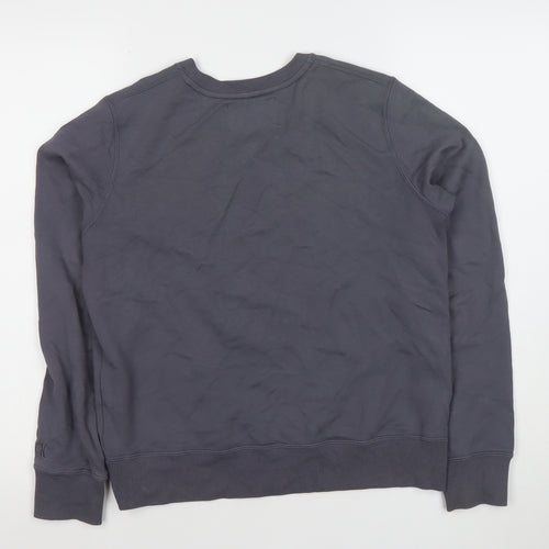Calvin Klein Jeans Women's Grey Sweatshirt Size S Crew Neck Logo Design