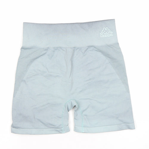 Kappa x Primark Womens Blue XS Seamless Biker Activewear Shorts