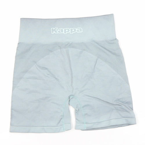 Kappa x Primark Womens Blue XS Seamless Biker Activewear Shorts