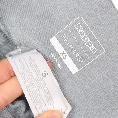 Kappa x Primark Womens Blue XS Seamless Biker Activewear Shorts