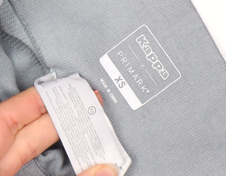 Kappa x Primark Womens Blue XS Seamless Biker Activewear Shorts