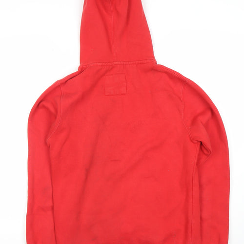 Pull & Bear Women’s Red Pullover Hoodie XS Cotton Blend Casual