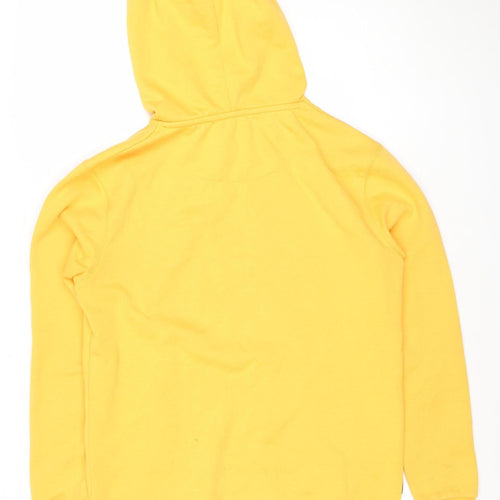 11 Degrees Men’s Yellow Pullover Hoodie Size S Regular Fit