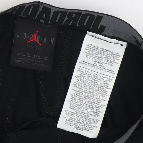 Jordan Boys Black XS Compression Dri-Fit Sports Leggings