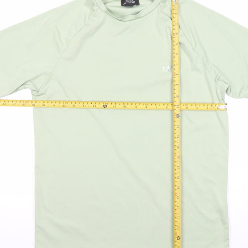 MAN Active Green Short Sleeve Athletic Gym T-Shirt Men's Size S